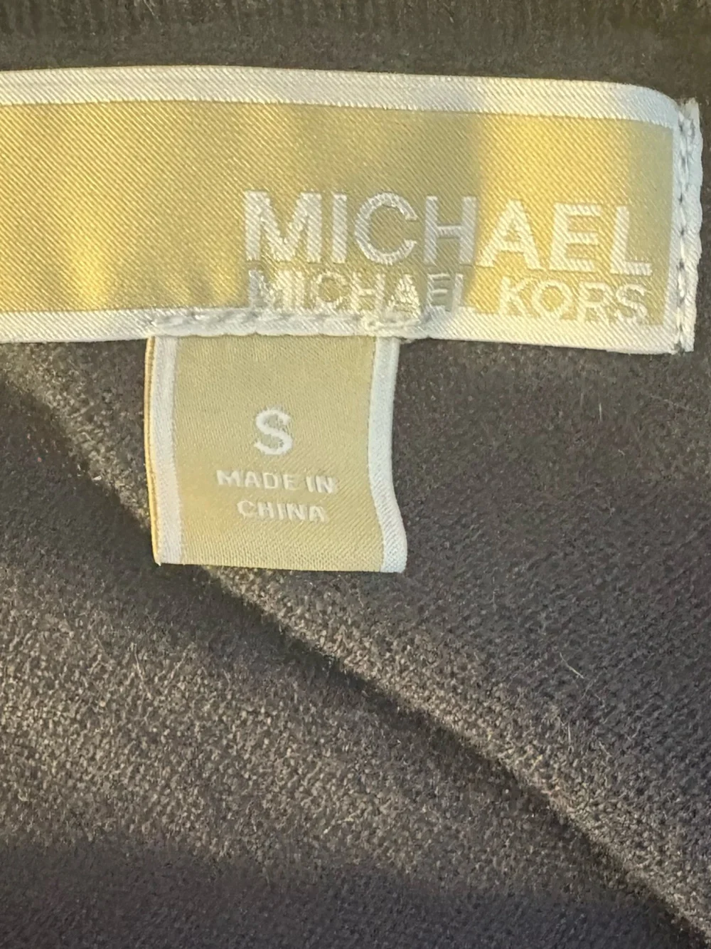 Michael Kors V-Neck Sweater with Zip Details